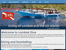 Tablet Screenshot of lombok-dive.com